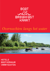 Boat and Breakfastkaart Hollands en Utrechts Plassengebied